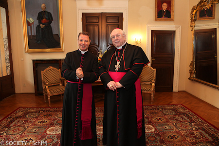 Msgr. Dr. Christoph Kühn und Nuntius Peter Stephan Zurbriggen